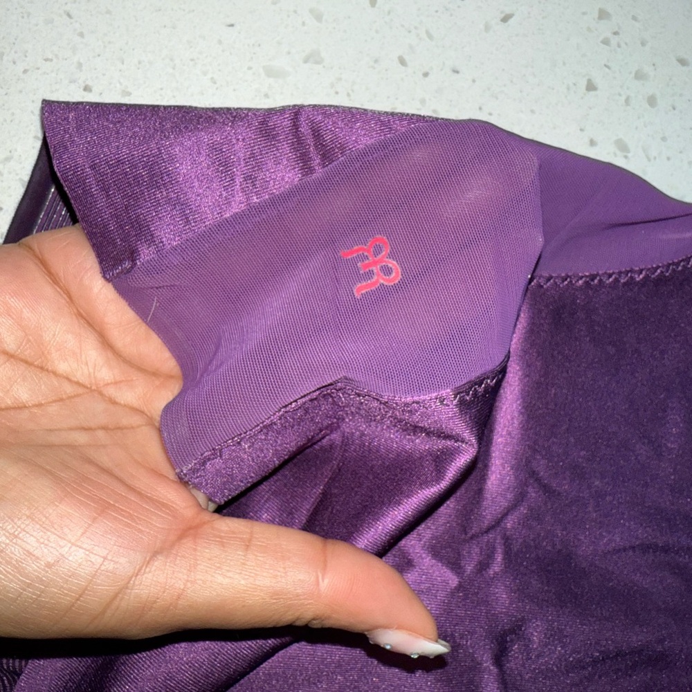 Ruby Ribbon Sheer Light Support - Grape, Size 38 … - image 4